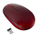 Digio デジオ 無線 3ボタン BlueLEDマウス レッド MUS-RKT153R | Bluetooth wifi 無線 ワイヤレス 関連単語 中継器 usb 充電 キーボード 充電器 ブルートゥース イヤホン スピーカー マウス 送信機 トランスミッター 変換 機器 ルーター(2)