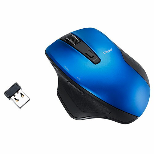 Digio デジオ 手にフィットするカーブボディ 無線静音5ボタンBlueLEDマウス ブルー MUS-RKF155BL 関連(IT AV機器 他 周辺機器 電源 液晶 クリーニング 装置 マウス 無線 有線 コード アダプタ) Digio デジオ 手にフィットするカーブボディ 無線静音5ボタンBlueLEDマウス ブルー MUS-RKF155BL 関連(IT AV機器 他 周辺機器 電源 液晶 クリーニング 装置 マウス 無線 有線 コード アダプタ)