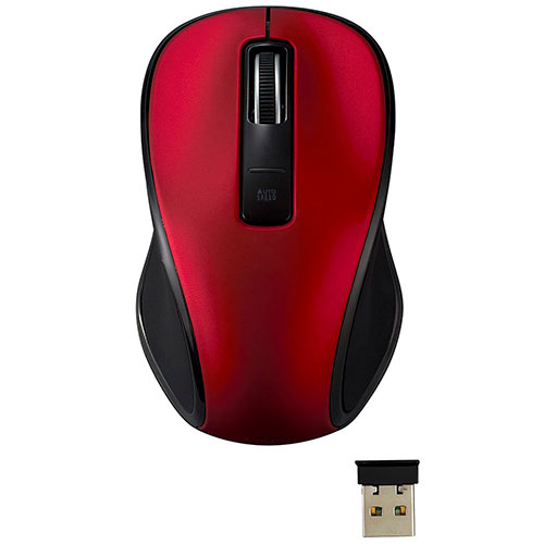 Digio デジオ 静か・シンプル 無線静音3ボタンBlueLEDマウス レッド MUS-RKT172R 関連（パソコン スマホ 他 周辺機器 モニタ パッド ゲーミング プリンター 保護 外付け タブレット HDD スマートフォン）