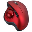 Digio デジオ 角度可変スタンド付き Bluetooth5.0 親指5ボタン光学式トラックボール レッド MUS-TBIF182R | Bluetooth wifi 無線 ワイヤレス 関連単語 中継器 usb 充電 ブルートゥース イヤホン スピーカー マウス 送信機 トランスミッター 変換 機器 ルーター(2)