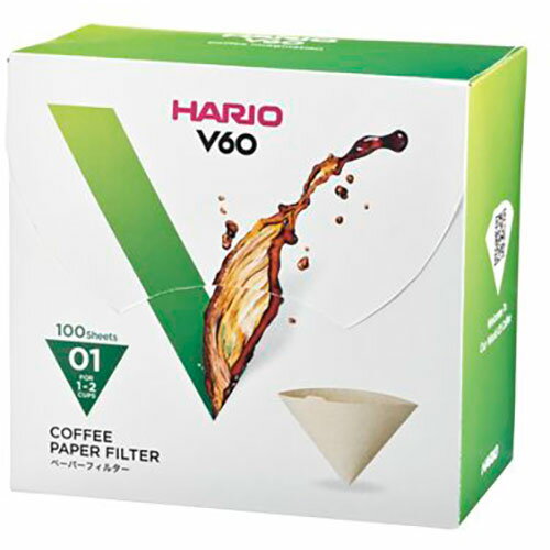 HARIO V60用ペーパーフィルターM 1〜2杯用 100枚入 VCF-01-100MK ジャンル（キッチン用品 食器 調理器具 コーヒー お茶用品 コーヒーフィルター）