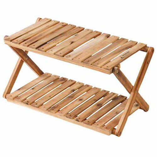 キャプテンスタッグ CSクラシックス 木製2段MOVEラック 600 UP-2582 関連(送料無料 通販 グッズ 商品 便利 父の日 母の日 クリスマス 結婚...