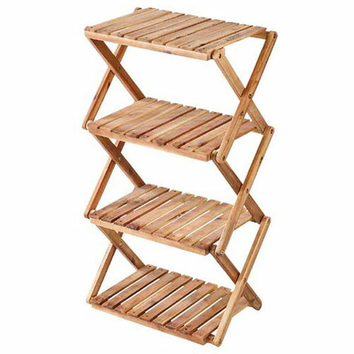 キャプテンスタッグ CSクラシックス 木製4段MOVEラック 460 UP-2583 関連(送料無料 通販 グッズ 商品 便利 父の日 母の日 クリスマス 結婚...