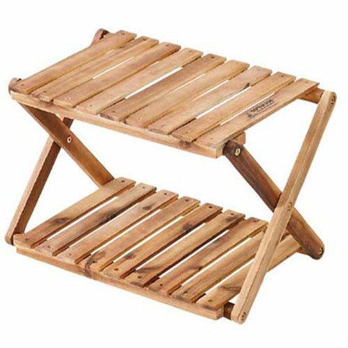 キャプテンスタッグ CSクラシックス 木製2段MOVEラック 460 UP-2585 関連(送料無料 通販 グッズ 商品 便利 父の日 母の日 クリスマス 結婚...