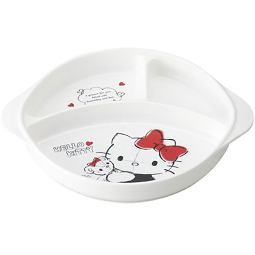 オーエスケー ハローキティ ランチ皿 足ゴム付 CB-36KT | 急須 皿 茶碗 コップ スプーン フォーク 関連単語 食器 セット 大きめ 小さめ ペア 割...
