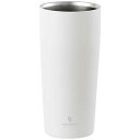 カクセー クリーンパウダー 真空二重タンブラー 630ml ホワイト CLE-04W ジャンル(調理器具 食器 カトラリー グラス キッチン用品)