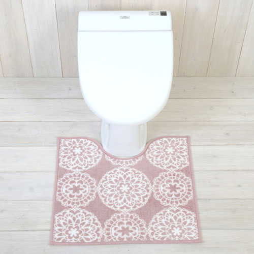 ヨコズナクリエーション カラーショップ トイレマット レース 838742 関連（避難グッズ 転倒 防災 用品 安全 グッズ 避難 火災 固定)