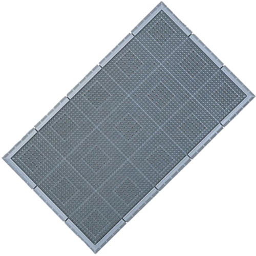 山崎産業 エバック サンステップマット#1 グレー MMT04865 ジャンル(収納 寝具 マット インテリア カーペット 畳)