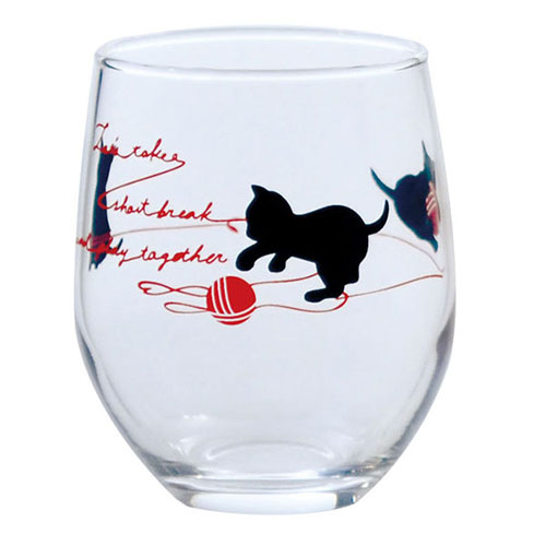 東洋佐々木硝子 わたしとねこ フリーグラス ねこ 赤 295ml B-45101-J334 関連（送料無料 通販 グッズ ..