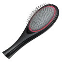 セブンウェイブ WAVEWAVE EMSを搭載したクッションブラシ EMS Brush Air ブラック WH41-01-BK ジャンル(健康家電 美容 家電 電動頭皮ブラシ)