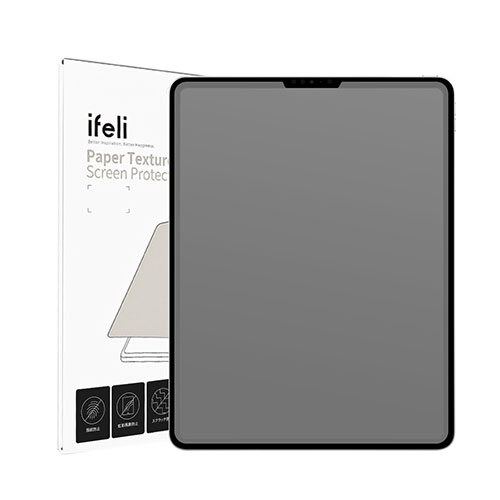 iferi アイフェリ ペーパーテクスチャー 液晶保護フィルム for iPad Pro (12.9インチ) IF00069 | 液晶 プロテクター フィルム 関連単語 保護 スキャナー ミラー カメラ アンテナ モニター サイズ 小型 大型 ガラス ipad 世代 10 型 9 テレビ 26 クリーナー 防止