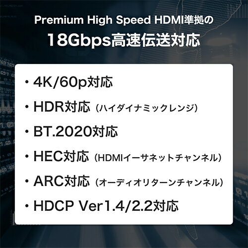 ホーリック 光ファイバー HDMIケーブル 10m 高耐久タイプ HH100-804BB 関連（IT AV機器 他 周辺機器 電源 液晶 クリーニング 装置 マウス 無線 有線 コード アダプタ）