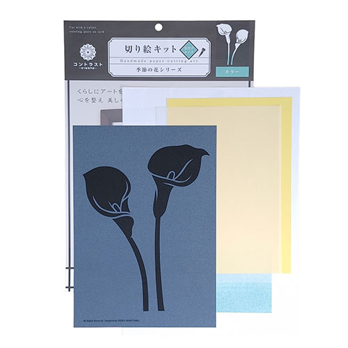 人気 冬 お歳暮 ギフト クリスマス プレゼント トラストプリンティング 季節の花シリーズ(色付けタイプ) カラー M-02