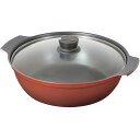 パール金属 旨味 ふっ素加工IH対応ガラス蓋付卓上鍋30cm HB-6967 | IH対応 調理 料理 関連単語 鍋 土鍋 ステンレス セット 魚焼き器 ホーロー ご飯 フライパン 器具 家電 保護シート シリコン 帽子 マット シート トング 温度 蓋 ふた キッチン はさみ