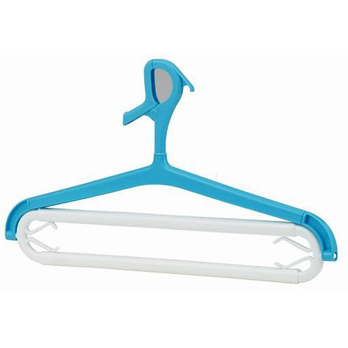 【5セット】 レック 5S W大判バスタオル・トレーナーハンガー2本組 W-425X5 ジャンル（物干しハンガー 文房具 洗濯用品 日用品雑貨 手芸）