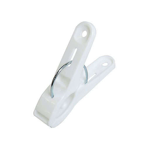 【10セット】 東和産業 NSR ニコニコピンチ4P ホワイト 24836X10 ジャンル（洗濯バサミ 文房具 手芸 日用品雑貨 洗濯用品）