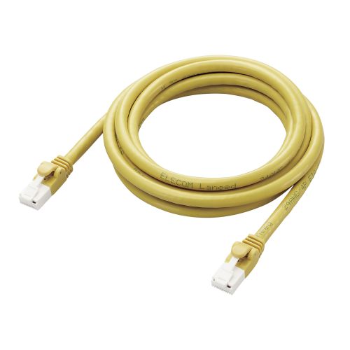 【3セット】 エレコム LANケーブル CAT6A 2m 高速 10Gbps ストレート 爪折れ防止 イエロー LD-GPAT/YL2/RSX3 | ケーブル 関連単語 DVI ケーブル HDMI VGA インターフェース ディスプレイ パソコン DVD アナログ デジタル usb PC 周辺機器 アクセサリー 転送 信号