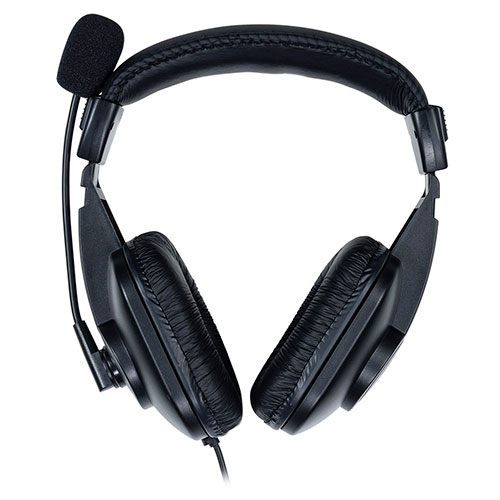 ナカバヤシ 4極ヘッドセット ブラック MHM-STB29BK | スマホ スマートフォン pc パソコン ヘッドセット イヤホン ヘッドホン 関連単語 マイク 軽量 かっこいい 可愛い 便利 カバー ブルートゥース 両耳 子供用 スタンド アンカー こども ケース 子供 usb 有線