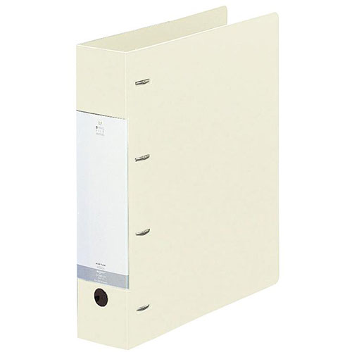 人気 冬 お歳暮 ギフト クリスマス プレゼント 【5セット】 LIHIT LAB. リクエスト D型リングファイル A4S 4穴 ホワイト G1280-0-W...