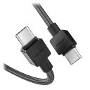 【5セット】 デジフォース Type-C to C Cable 充電ケーブル 1m 100W ブラック D0072BKX5 pc スマホ タブレット スマートフ...