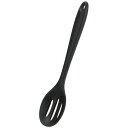 【5セット】 パール金属 TOUCH シリコーン穴あきスプーン 小 BLACK G-5093X5 食器 コップ タンブラー ビヤー グラス スプーン フォーク ...