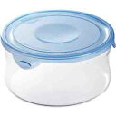 【5セット】 岩城ハウスウエア NEWパック&レンジ丸型 840ml アクアブルー KBT7402BLNX5 | レンジ 関連単語 料理 ご飯 ごはん オーブン おしゃれ 小型 大型 ラック ガード 魚焼き フィルター フード 焼き魚 調理 器具 電子 上ラック(3)