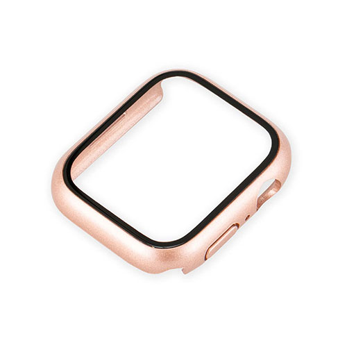 ナカバヤシ Apple Watch 45mm ガラス+ケース ピンクゴールド SMWC-AW451PG | Apple 関連単語 スマートフォン カード スマホ タブレット ギフト Pencil ウオッチ メンズ アップル watch 10 バンド se 9 充電器 充電 カバー ultra