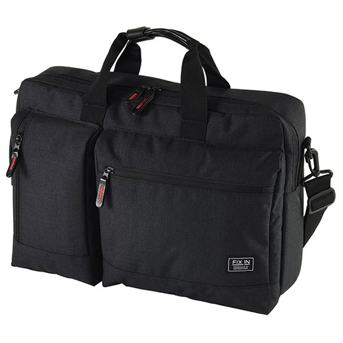 ナカバヤシ 3WAYキャリングバッグ ブラック CB-276BK | バッグ 鞄 小物入れ 財布 ポーチ 関連単語 便利 牛 取っ手 持ち 手 防水 袋 卓上 長財布 メンズ 男性 女性 レディース カバン ふた付き おしゃれ アイディア オシャレ サイフ かわいい 二つ折り 革 コンパクト