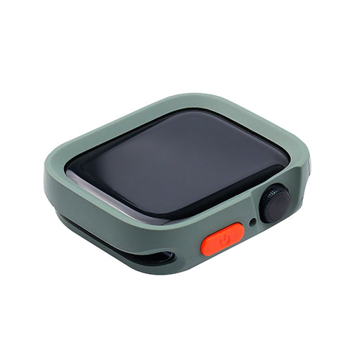 WEARPLANET ウェアプラネット FLUFFY POT ソフトケース for Apple Watch 45/44mm マッシュルームグリーン WP26949 | Apple 関連単語 アップル watch 10 バンド se 9 充電器 充電 カバー ultra スマートフォン カード スマホ タブレット ギフト Pencil