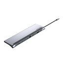 VENTION 11-in-1 USB-C ノートパソコンの下に置けるドッキングステーション 0.25m メタルタイプ グレー TH-8207(2)