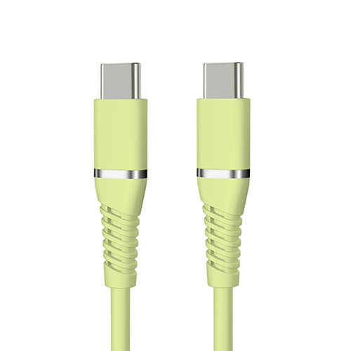 HIDISC やわらかケーブル Type-C to Type-C ピスタチオグリーン HD-STCC100W1GN pc スマホ タブレット スマートフォン パソコン 周辺機器 アクセサリー | 関連単語 コード フィルム DP ケーブル オーディオ コード 巻き コード束ね micro SDXC カード 電圧