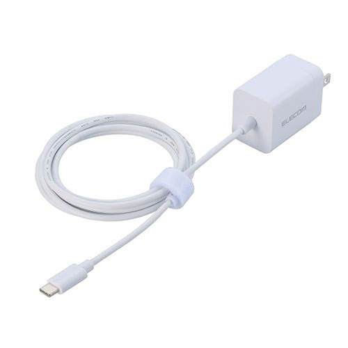パソコン スマホ PC アクセサリー 便利グッズ AC充電器 スマホ・タブレット用 USB Power Delivery 20W USB-Cケーブル一体 1.5m ホワイトUSB Power Deliveryに対応したUSB Type-