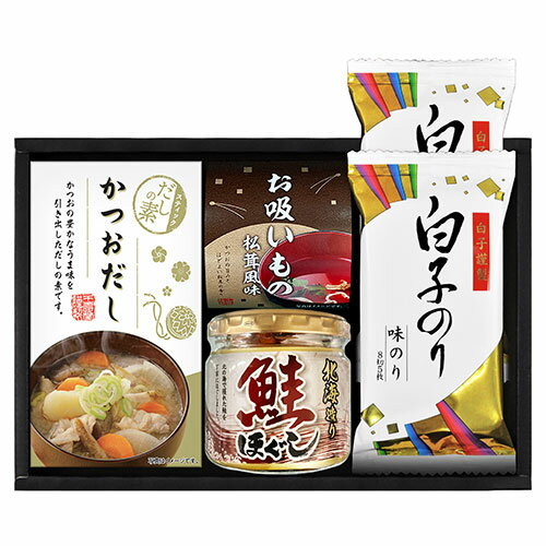 海味彩 だしの素&瓶詰バラエティセット かね七かつおだし、鮭ほぐし、永谷園お吸いもの、白子のり味のり GIR-202 食品 佃煮 詰合せ セット ギフト | 関連単語 バラエティー 缶詰 調味料 お茶 昆布 バラエティ セット こんぶ かつお しょうゆ 鮭 詰め合わせ 海苔