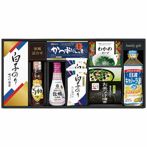 キッコーマンしょうゆ&白子のり食卓詰合せ KSC-50E 食卓をより美味しく彩る詰合せ 9242-051 食品 佃煮 詰合せ セット ギフト | 関連単語 しょうゆ 鮭 詰め合わせ 海苔 味海苔 梅 米粉 米 醤油 みそ汁 漬物 お菓子 女性 挨拶 お中元 お歳暮 レトルト 老舗 カツオ 鰹