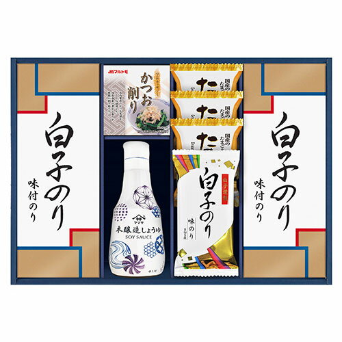 ヤマサ鮮度しょうゆ&白子のり詰合せ 鮮度しょうゆ、白子のり味のり、かつおパック 、たまごスープ、白子のり味のり IT-30R2