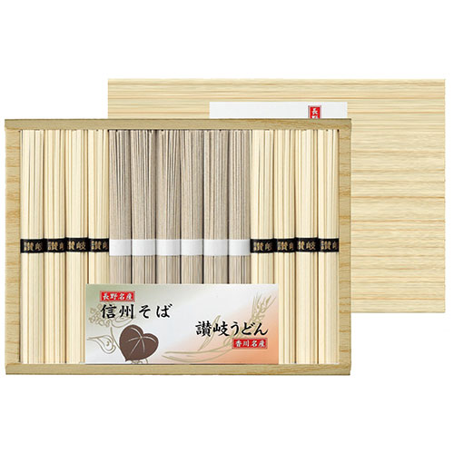 よし井 信州そば・讃岐うどん詰合せ SF-20E 信州そば50g×6束・讃岐うどん50g×8束 9266-037 | カレー うどん ラーメン そうめん ギフト 菓子 コーヒー 珈琲 お茶 紅茶 はちみつ 関連単語 セット らーめん 麺類 お中元 お菓子 女性 菓子折り プレゼント 御中元 豆