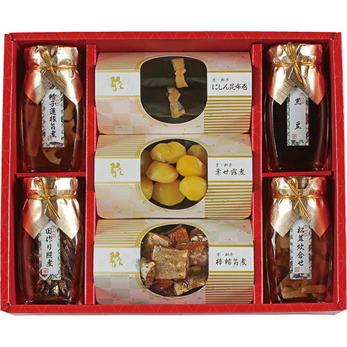 京・料亭 わらびの里 京のお正月 にしん昆布巻・棒鱈旨煮・栗甘露煮・黒豆・鱈子蓮根旨煮・田作り照煮・松茸炊合せ V4072544 食品 佃煮 詰合せ セット ギフト | 関連単語 しょうゆ 鮭 詰め合わせ 海苔 味海苔 梅 米粉 米 醤油 みそ汁 漬物 お菓子 女性 挨拶 お中元