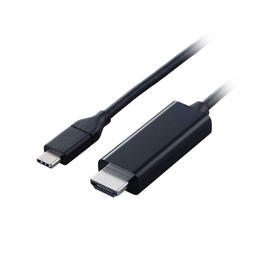 スマホ パソコン タブレット PC アクセサリー USB Type-C(TM) - HDMI(R)変換ケーブルHDMI(R)ポート搭載のディスプレイなどに映像を出力できる変換ケーブルです USB Type-C(TM)ポート搭載パソコンな