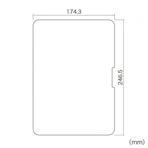 スマホ パソコン タブレット PC 周辺機器 Apple iPad Pro 11インチ M4 2024対応液晶保護反射防止フィルム 反射防止フィルムを採用しており周囲からの反射を防止します 接着面にシリコン素材を使用し