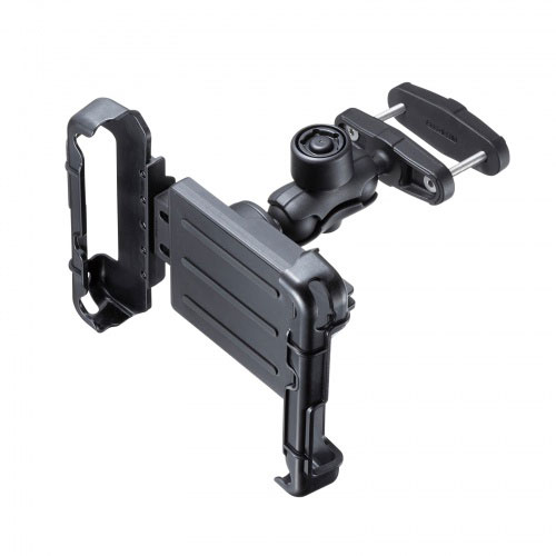 サンワサプライ 産業用タブレットホルダー 幅80mm・厚み50mm以下の支柱にクランプ取り付け VEH-TBHLD1 PC パソコン スマホ タブレット | 関...