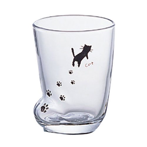 アデリア足跡グラスSねこMMT-6...