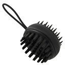 DRETEC ドリテック Refleu 2wayスカルプブラシ ブラック φ8.2×6cm(キャップを含まず) C6134520