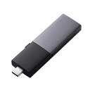 エレコム USB Type-C(TM)/USB-Aコネクター対応外付けポータブルSSD ESD-EWCシリーズ 512GB ブラック ESD-EWC0500GBK PC パソコン スマホ タブレット | 関連単語 USB ストレージ フラッシュメモリー コンパクト モニター アーム 液晶 保護 マウス ssd ディスク hdd(2)