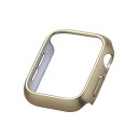 エレコム Apple Watch SE (第2世代)、SE、Series 6/5/4 (40mm) ハードバンパー メタリックゴールド AW-23EBPPMGD