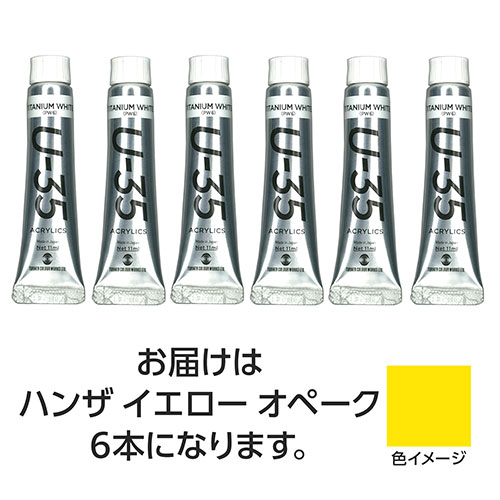 【30本セット】 ターナー色彩 U35 ハンザイエローオペーク11ml TURNER108851X5 文具 備品| 関連単語 筆..