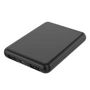 【5セット】 HIDISC 空調服対応 高性能IC搭載 コンパクトモバイルバッテリー 5000mAh ブラック HD3-MBTC5000BKX5 PC パソコン...