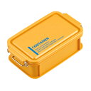 【3セット】 オーエスケー Lcm No.3 コンテナランチボックス イエロー 600ml CNT-600X3 食器 コップ タンブラー ビヤー グラス スプーン フォーク 皿 どんぶり カップ ボトル 箸 マグ プレート 茶器 ポット 鉢 | 関連単語 こぼれない 保温 保冷 サーモン ワイン