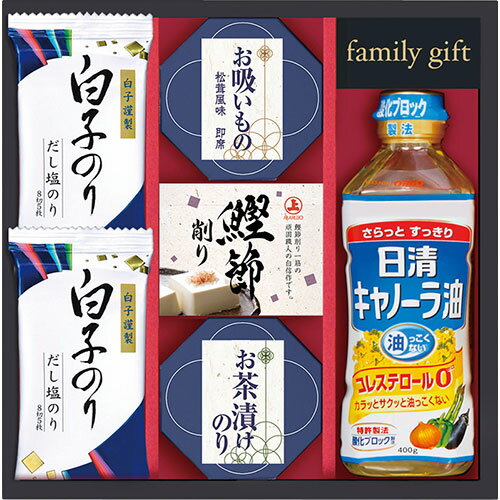 日清 キャノーラバラエティギフト GE-25 B1082614 食品 佃煮 詰合せ セット ギフト | 関連単語 しょうゆ 鮭 詰め合わせ 海苔 味海苔 梅 米粉 米 醤油 みそ汁 漬物 お菓子 女性 挨拶 お中元 お歳暮 レトルト 老舗 カツオ 鰹 昆布 だし 御歳暮 御中元 かつおぶし