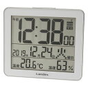 ランデックス デジタル電波置時計 スリーユニット 12.3×13.9×3.4cm B1131555 時計 時短 時間 | 関連単語 便利 グッズ 男 女 ケース...