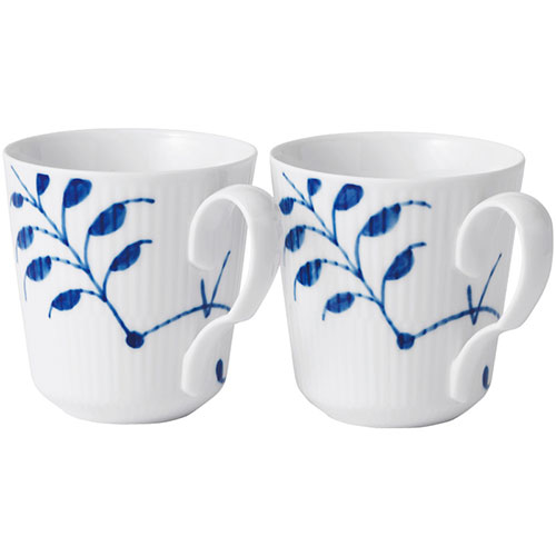 ロイヤルコペンハーゲン ブルーフルーテッド メガ マグ ペア φ8×8.5cm C6007569 食器 コップ タンブラー ビヤー グラス スプーン フォ..